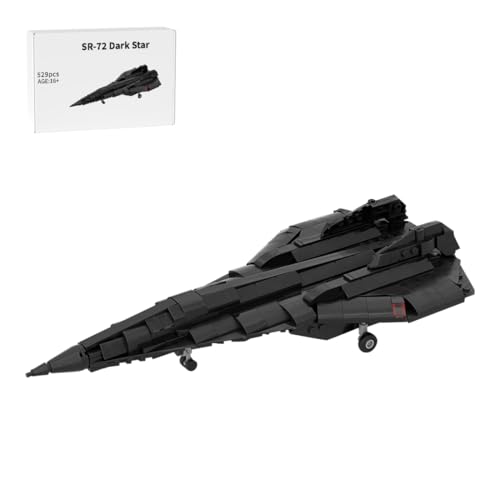 LootPop SR-72 Dark Star MOC-215344 Militärflugzeug Bausatz – 529 Teile – Hyperschall-Aufklärungsjet der US Air Force in Schwarz – TOP Gun_1 Modell zum Sammeln & Verschenken LootPop SR-72 Dark Star MOC-215344 Militärflugzeug Bausatz – 529 Teile – Hyperschall-Aufklärungsjet der US Air Force in Schwarz – TOP Gun_1 Modell zum Sammeln & Verschenken von LootPop