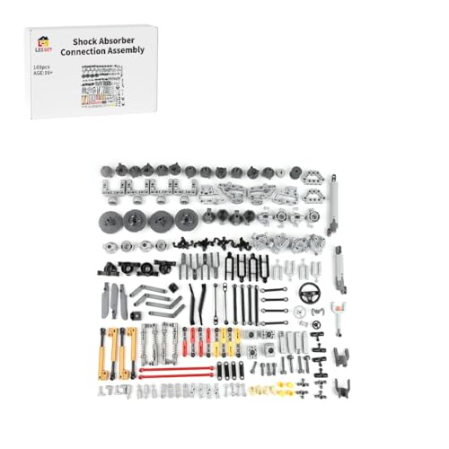 LootPop Technik Ersatzteile Set- – Aufhängung, Differenzialsperre & Drehscheibe 169 Teile – Kompatibel mit Technic & Standard-Maßgeschneidert von LootPop