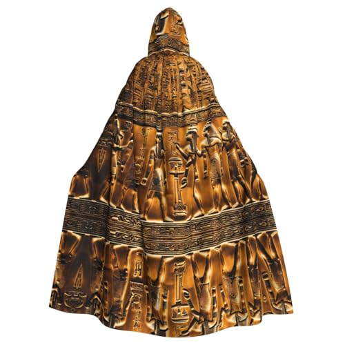 Kapuzenumhang mit Indianer-Aufdruck, Unisex, für Erwachsene, Kapuzenmantel, übergroßer Kapuzenumhang, Halloween-Umhang von Lootpe