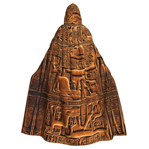 Kapuzenumhang mit Indianer-Aufdruck, Unisex, für Erwachsene, Kapuzenmantel, übergroßer Kapuzenumhang, Halloween-Umhang von Lootpe