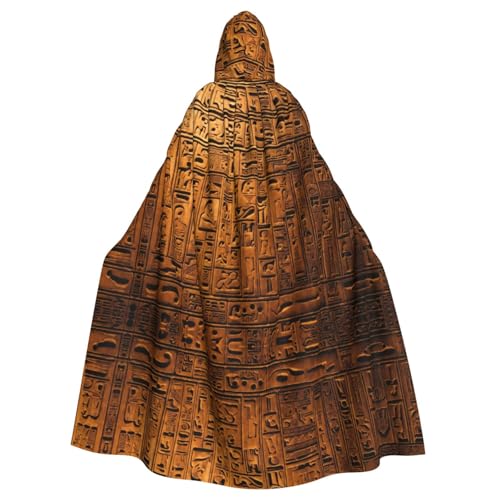 Kapuzenumhang mit Indianer-Aufdruck, Unisex, für Erwachsene, Kapuzenmantel, übergroßer Kapuzenumhang, Halloween-Umhang von Lootpe
