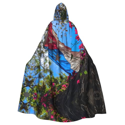 Kapuzenumhang mit Puerto Rico-Flagge, Unisex, für Erwachsene, Kapuzenumhang, übergroßer Kapuzenumhang, Halloween-Umhang Kapuzenumhang mit Puerto Rico-Flagge, Unisex, für Erwachsene, Kapuzenumhang, übergroßer Kapuzenumhang, Halloween-Umhang von Lootpe