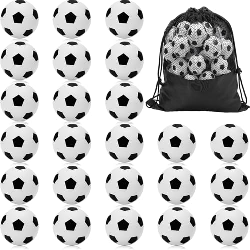 Loppdece 24 Stück Mini Sportbälle, 4 cm Fußball Stressbälle, Anti Stress Spielzeug Bälle, Mini Schaum Fußball Sportbälle, Klein Schaumstoffbälle Kinder, Antistressball für Kinder und Erwachsene Loppdece 24 Stück Mini Sportbälle, 4 cm Fußball Stressbälle, Anti Stress Spielzeug Bälle, Mini Schaum Fußball Sportbälle, Klein Schaumstoffbälle Kinder, Antistressball für Kinder und Erwachsene von Loppdece