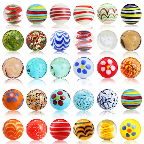 Loppdece 30 Stück Murmeln für Kinder Spiel,Glasmurmeln-Glas,Kinder Murmelspiel,25 Stück Bunte Glasmurmeln und 5 Stück Glow in The Dark Punktierte Glasmurmeln Für Dekoration Oder Murmelspie(15 mm) Loppdece 30 Stück Murmeln für Kinder Spiel,Glasmurmeln-Glas,Kinder Murmelspiel,25 Stück Bunte Glasmurmeln und 5 Stück Glow in The Dark Punktierte Glasmurmeln Für Dekoration Oder Murmelspie(15 mm) von Loppdece