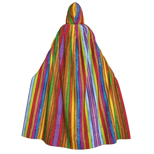 Loppott Farbiger Holzdruck mit Kapuze für Erwachsene, Halloween, Weihnachtsfeiern, Cosplay-Kostüm, Kapuze, Karnevalsumhang Loppott Farbiger Holzdruck mit Kapuze für Erwachsene, Halloween, Weihnachtsfeiern, Cosplay-Kostüm, Kapuze, Karnevalsumhang von Loppott