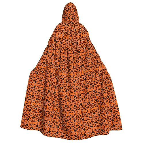 Loppott Halloween Bedruckter Kapuzenumhang für Erwachsene, Halloween, Weihnachtsfeiern, Cosplay-Kostüm, Kapuze, Karnevalsumhang Loppott Halloween Bedruckter Kapuzenumhang für Erwachsene, Halloween, Weihnachtsfeiern, Cosplay-Kostüm, Kapuze, Karnevalsumhang von Loppott