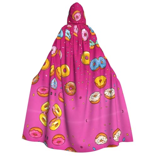 Loppott Kapuzenumhang für Erwachsene, Donut-Druck, Halloween, Weihnachtsfeiern, Cosplay-Kostüm, Kapuze, Karnevalsumhang Loppott Kapuzenumhang für Erwachsene, Donut-Druck, Halloween, Weihnachtsfeiern, Cosplay-Kostüm, Kapuze, Karnevalsumhang von Loppott