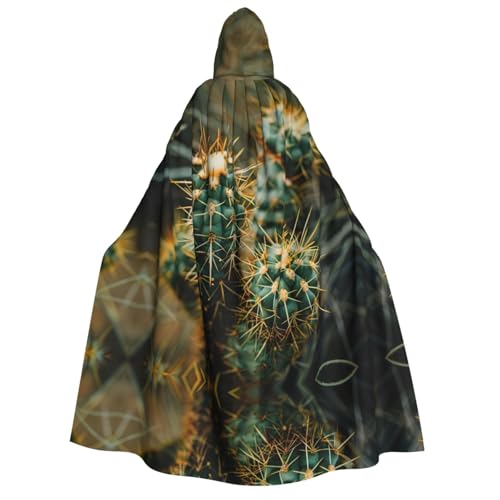 Loppott Kapuzenumhang für Erwachsene, Kaktusdruck, Halloween, Weihnachtsfeiern, Cosplay-Kostüm, Kapuze, Karnevalsumhang Loppott Kapuzenumhang für Erwachsene, Kaktusdruck, Halloween, Weihnachtsfeiern, Cosplay-Kostüm, Kapuze, Karnevalsumhang von Loppott