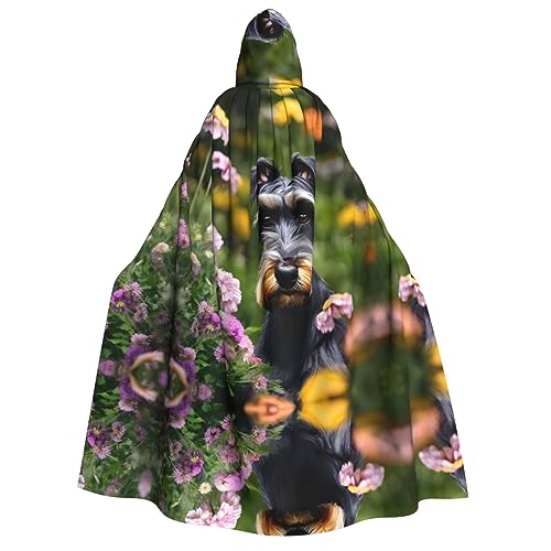 Loppott Kapuzenumhang für Erwachsene, Schnauzer-Druck, Halloween, Weihnachtsfeiern, Cosplay-Kostüm, Kapuze, Karnevalsumhang Loppott Kapuzenumhang für Erwachsene, Schnauzer-Druck, Halloween, Weihnachtsfeiern, Cosplay-Kostüm, Kapuze, Karnevalsumhang von Loppott