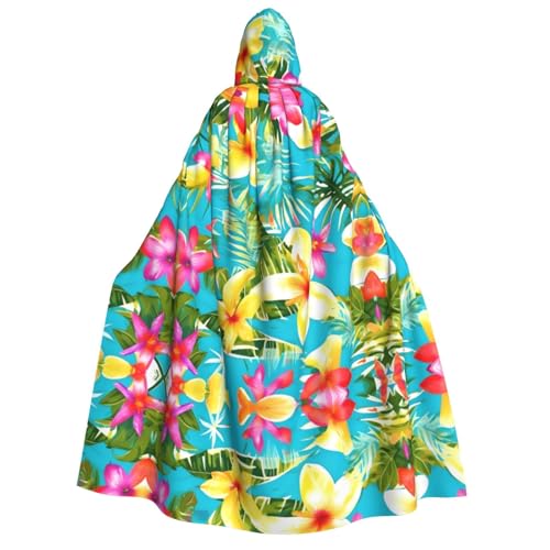 Loppott Kapuzenumhang für Erwachsene, Sommer-Stil, hawaiianischer Druck, Halloween, Weihnachtsfeiern, Cosplay-Kostüm, Kapuze, Karnevalsumhang Loppott Kapuzenumhang für Erwachsene, Sommer-Stil, hawaiianischer Druck, Halloween, Weihnachtsfeiern, Cosplay-Kostüm, Kapuze, Karnevalsumhang von Loppott
