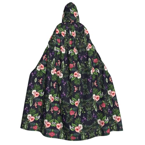 Loppott Kapuzenumhang für Erwachsene, mit Blumenmuster, Halloween, Weihnachtsfeiern, Cosplay-Kostüm, Kapuze, Karnevalsumhang Loppott Kapuzenumhang für Erwachsene, mit Blumenmuster, Halloween, Weihnachtsfeiern, Cosplay-Kostüm, Kapuze, Karnevalsumhang von Loppott