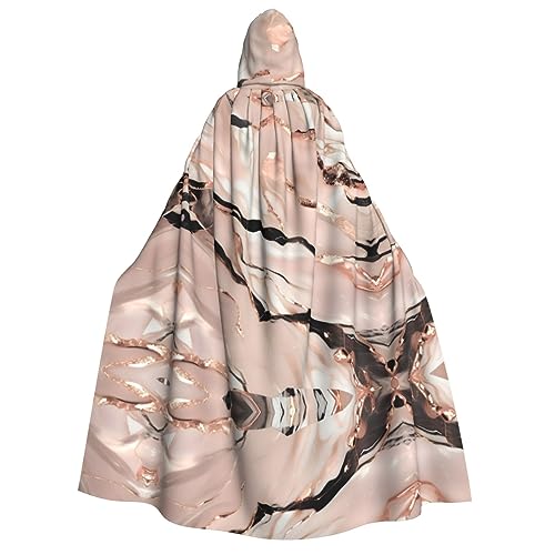 Loppott Kapuzenumhang für Erwachsene, rosa-goldener Marmor-Druck, Halloween, Weihnachtsfeiern, Cosplay-Kostüm, Kapuze, Karnevalsumhang Loppott Kapuzenumhang für Erwachsene, rosa-goldener Marmor-Druck, Halloween, Weihnachtsfeiern, Cosplay-Kostüm, Kapuze, Karnevalsumhang von Loppott
