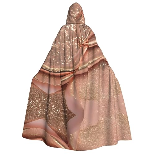 Loppott Kapuzenumhang für Erwachsene, rotgoldener Glitzer-Druck, Halloween, Weihnachtsfeiern, Cosplay-Kostüm, Kapuze, Karnevalsumhang Loppott Kapuzenumhang für Erwachsene, rotgoldener Glitzer-Druck, Halloween, Weihnachtsfeiern, Cosplay-Kostüm, Kapuze, Karnevalsumhang von Loppott
