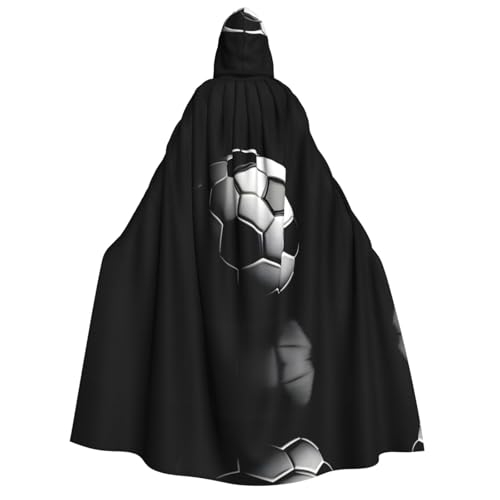 Loppott Kapuzenumhang mit Aufschrift "I Like Soccer Print", für Erwachsene, Halloween, Weihnachtsfeiern, Cosplay-Kostüm, Kapuze, Karnevals-Umhang Loppott Kapuzenumhang mit Aufschrift "I Like Soccer Print", für Erwachsene, Halloween, Weihnachtsfeiern, Cosplay-Kostüm, Kapuze, Karnevals-Umhang von Loppott