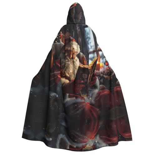 Loppott Kapuzenumhang mit Aufschrift "Merry Christmas", für Erwachsene, Halloween, Weihnachtsfeiern, Cosplay-Kostüm, Kapuze, Karnevalsumhang Loppott Kapuzenumhang mit Aufschrift "Merry Christmas", für Erwachsene, Halloween, Weihnachtsfeiern, Cosplay-Kostüm, Kapuze, Karnevalsumhang von Loppott