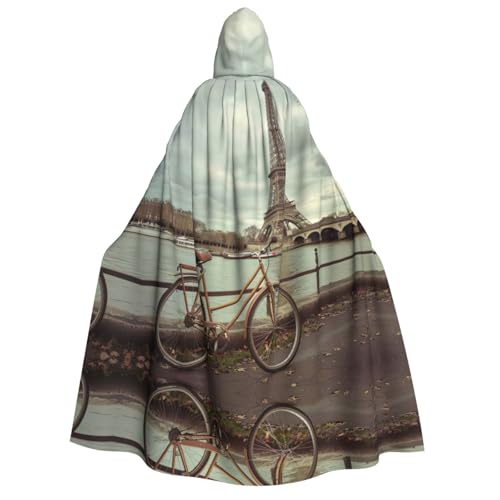 Loppott Kapuzenumhang mit Eiffelturm-Motiv, für Erwachsene, Halloween, Weihnachtsfeiern, Cosplay-Kostüm, Kapuze, Karnevalsumhang Loppott Kapuzenumhang mit Eiffelturm-Motiv, für Erwachsene, Halloween, Weihnachtsfeiern, Cosplay-Kostüm, Kapuze, Karnevalsumhang von Loppott