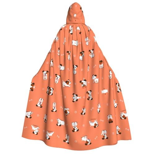 Loppott Kapuzenumhang mit Hund mit großen Knochen, für Erwachsene, Halloween, Weihnachtsfeiern, Cosplay-Kostüm, Kapuze, Karnevalsumhang Loppott Kapuzenumhang mit Hund mit großen Knochen, für Erwachsene, Halloween, Weihnachtsfeiern, Cosplay-Kostüm, Kapuze, Karnevalsumhang von Loppott