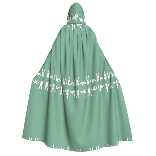 Loppott Kapuzenumhang mit Osterhasen-Druck, für Erwachsene, Halloween, Weihnachtsfeiern, Cosplay-Kostüm, Kapuze, Karnevalsumhang Loppott Kapuzenumhang mit Osterhasen-Druck, für Erwachsene, Halloween, Weihnachtsfeiern, Cosplay-Kostüm, Kapuze, Karnevalsumhang von Loppott