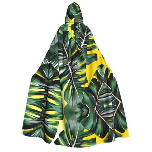Loppott Kapuzenumhang mit tropischem Bananenpalmenblatt-Druck, für Erwachsene, Halloween, Weihnachtsfeiern, Cosplay-Kostüm, Kapuze, Karnevalsumhang Loppott Kapuzenumhang mit tropischem Bananenpalmenblatt-Druck, für Erwachsene, Halloween, Weihnachtsfeiern, Cosplay-Kostüm, Kapuze, Karnevalsumhang von Loppott