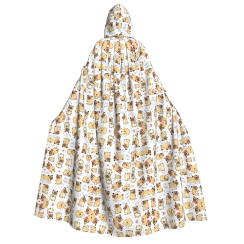 Loppott Lustiger Hunde-Umhang mit Kapuze für Erwachsene, Halloween, Weihnachtsfeiern, Cosplay-Kostüm, Kapuze, Karnevalsumhang Loppott Lustiger Hunde-Umhang mit Kapuze für Erwachsene, Halloween, Weihnachtsfeiern, Cosplay-Kostüm, Kapuze, Karnevalsumhang von Loppott