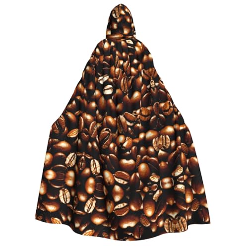 Loppott Lustiger Umhang mit gerösteten Kaffeebohnen für Erwachsene, mit Kapuze, Halloween, Weihnachtsfeiern, Cosplay-Kostüm, Kapuze, Karnevalsumhang Loppott Lustiger Umhang mit gerösteten Kaffeebohnen für Erwachsene, mit Kapuze, Halloween, Weihnachtsfeiern, Cosplay-Kostüm, Kapuze, Karnevalsumhang von Loppott