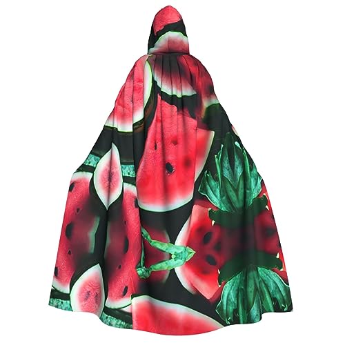 Loppott Roter Wassermelonen-Umhang mit Kapuze, für Erwachsene, Halloween, Weihnachtsfeiern, Cosplay-Kostüm, Kapuze, Karnevalsumhang Loppott Roter Wassermelonen-Umhang mit Kapuze, für Erwachsene, Halloween, Weihnachtsfeiern, Cosplay-Kostüm, Kapuze, Karnevalsumhang von Loppott