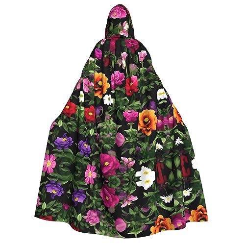 Loppott Thug Life Kapuzenumhang für Erwachsene, mit Blumendruck, Halloween, Weihnachtsfeiern, Cosplay-Kostüm, Kapuze, Karnevalsumhang Loppott Thug Life Kapuzenumhang für Erwachsene, mit Blumendruck, Halloween, Weihnachtsfeiern, Cosplay-Kostüm, Kapuze, Karnevalsumhang von Loppott