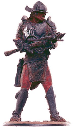 Statue von Blei Lord of the Rings Collection Nº 107 Uruk-Hai Invader With Crossbow At Helm’s Deep von Lord Of The Rings