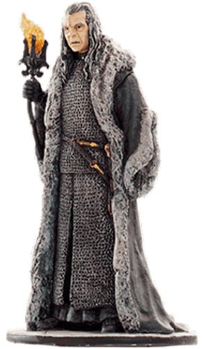 Lord of the Rings Statue von Blei Collection Nº 25 Denethor at Minis Tirith von Lord of the Rings