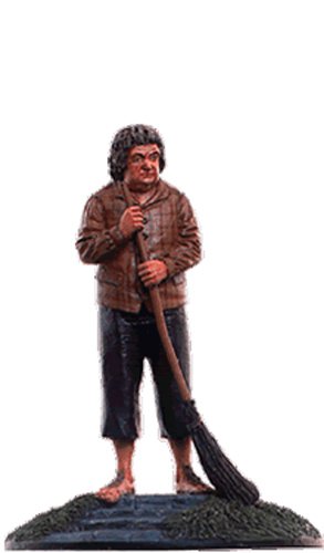 Lord of the Rings Statue von Blei Collection Nº 86 Proudfoot at Hobbiton von Lord of the Rings