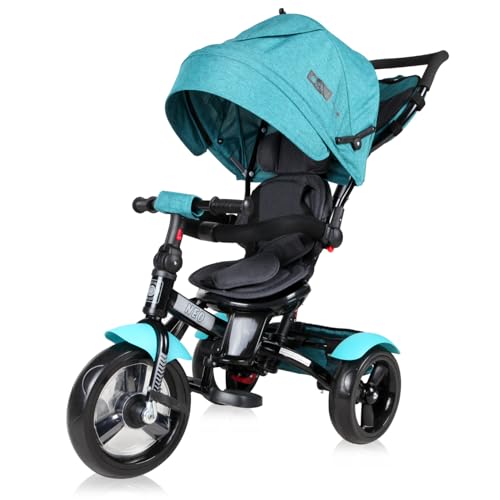 Lorelli Dreirad Neo ab 1 Jahr mit Schubstange, Sicherheitsgurt, 360 drehbar, Tricycle, Verstellbarer Elterngriff, Freilaufrad Funktion, Eva Reifen, Spielzeugkorb, Grün Lorelli Dreirad Neo ab 1 Jahr mit Schubstange, Sicherheitsgurt, 360 drehbar, Tricycle, Verstellbarer Elterngriff, Freilaufrad Funktion, Eva Reifen, Spielzeugkorb, Grün von Lorelli