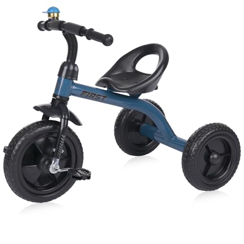 Lorelli Dreirad ab 3 Jahren, Tricycle First, nur 3,5kg, ergonomischer Sitz, Klingel, Eva-Reifen, Schutzblech, rutschfeste Pedale, weiche Gummi-Griffe, blau Lorelli Dreirad ab 3 Jahren, Tricycle First, nur 3,5kg, ergonomischer Sitz, Klingel, Eva-Reifen, Schutzblech, rutschfeste Pedale, weiche Gummi-Griffe, blau von Lorelli