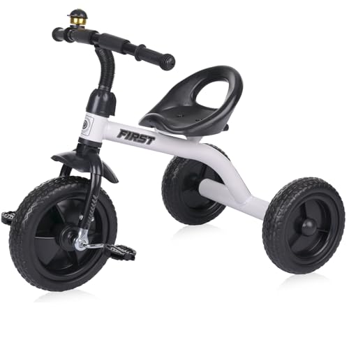 Lorelli Dreirad ab 3 Jahren, Tricycle First, nur 3,5kg, ergonomischer Sitz, Klingel, Eva-Reifen, Schutzblech, rutschfeste Pedale, weiche Gummi-Griffe, weiß Lorelli Dreirad ab 3 Jahren, Tricycle First, nur 3,5kg, ergonomischer Sitz, Klingel, Eva-Reifen, Schutzblech, rutschfeste Pedale, weiche Gummi-Griffe, weiß von Lorelli