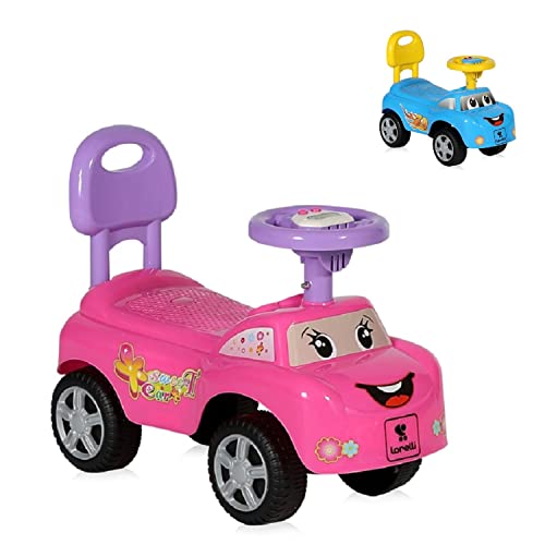 Lorelli Rutscher Kinderauto My Friend, ab 12 Monaten, Musikfunktion, Rückenlehne, Farben:rosa von Lorelli