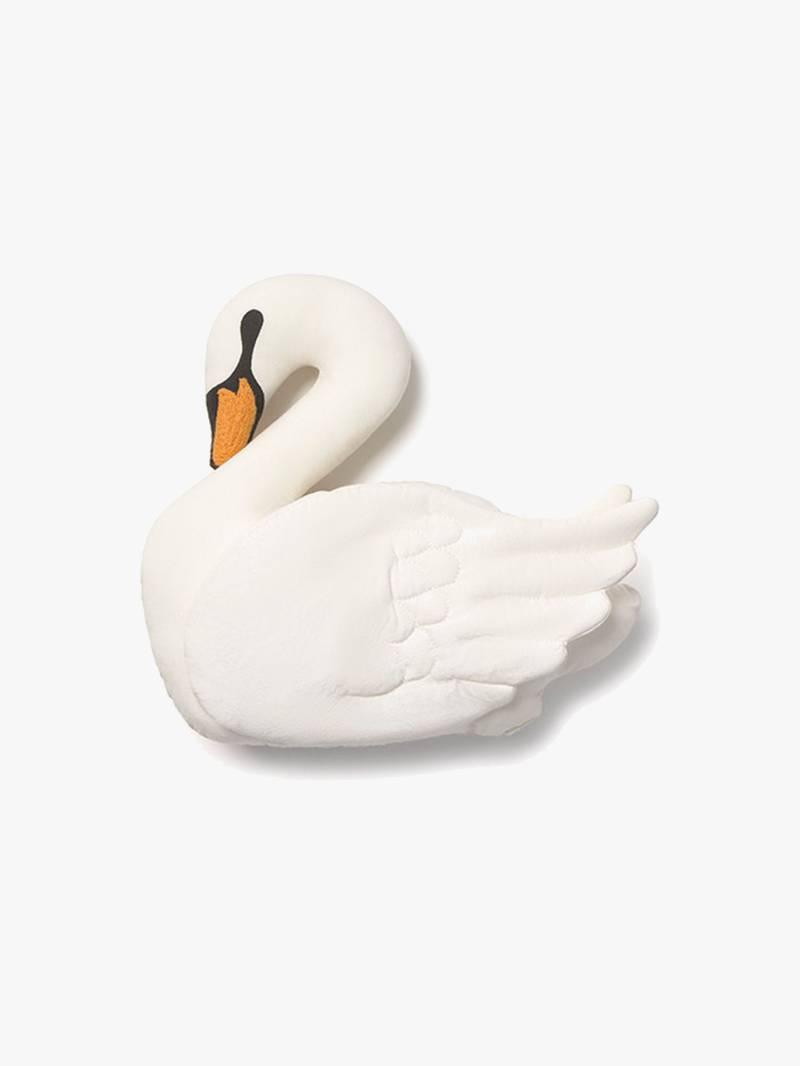 Lorena Canals Kissen Cushion Swan, Weiß Lorena Canals Kissen Cushion Swan, Weiß von LorenaCanals