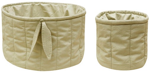 Lorena Canals Körbe 2er-Pack, Bambie Olive von LorenaCanals