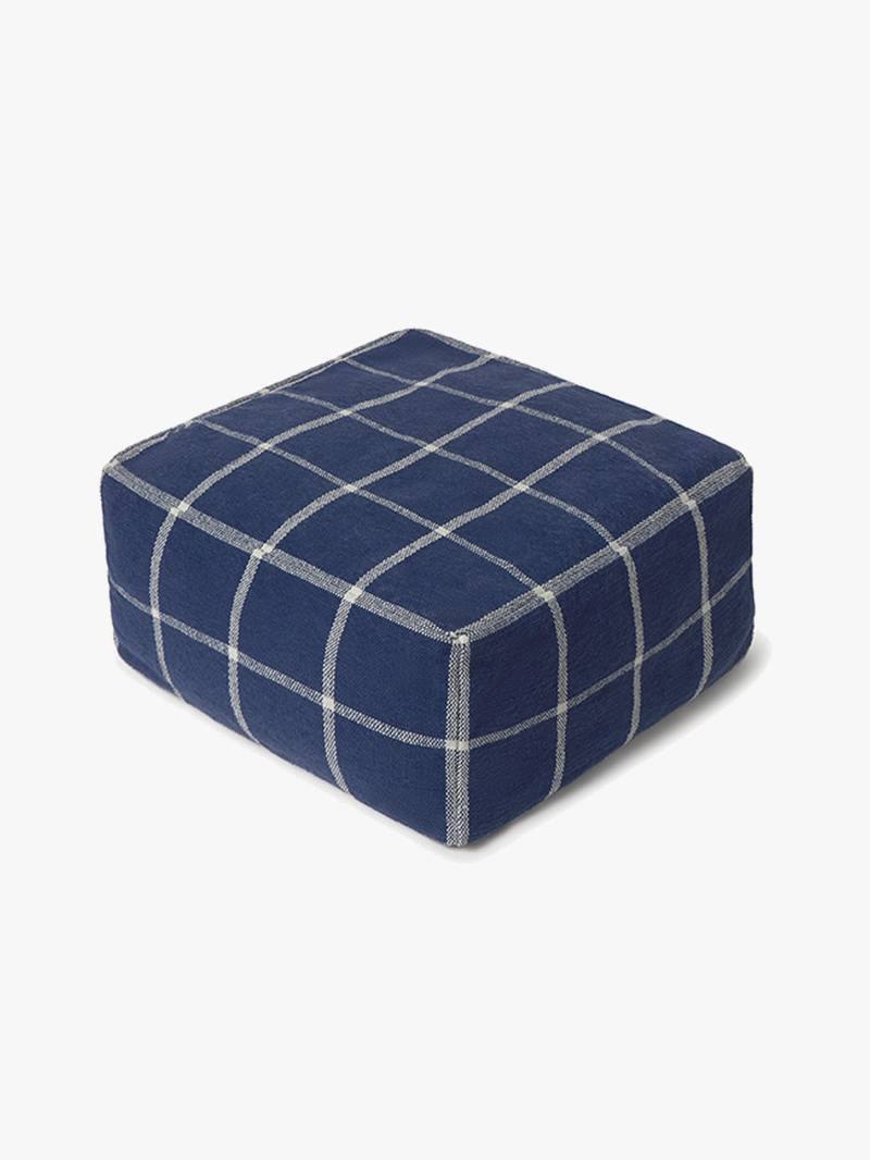 Lorena Canals Sitzpouf Geo Block, Blue Lorena Canals Sitzpouf Geo Block, Blue von LorenaCanals