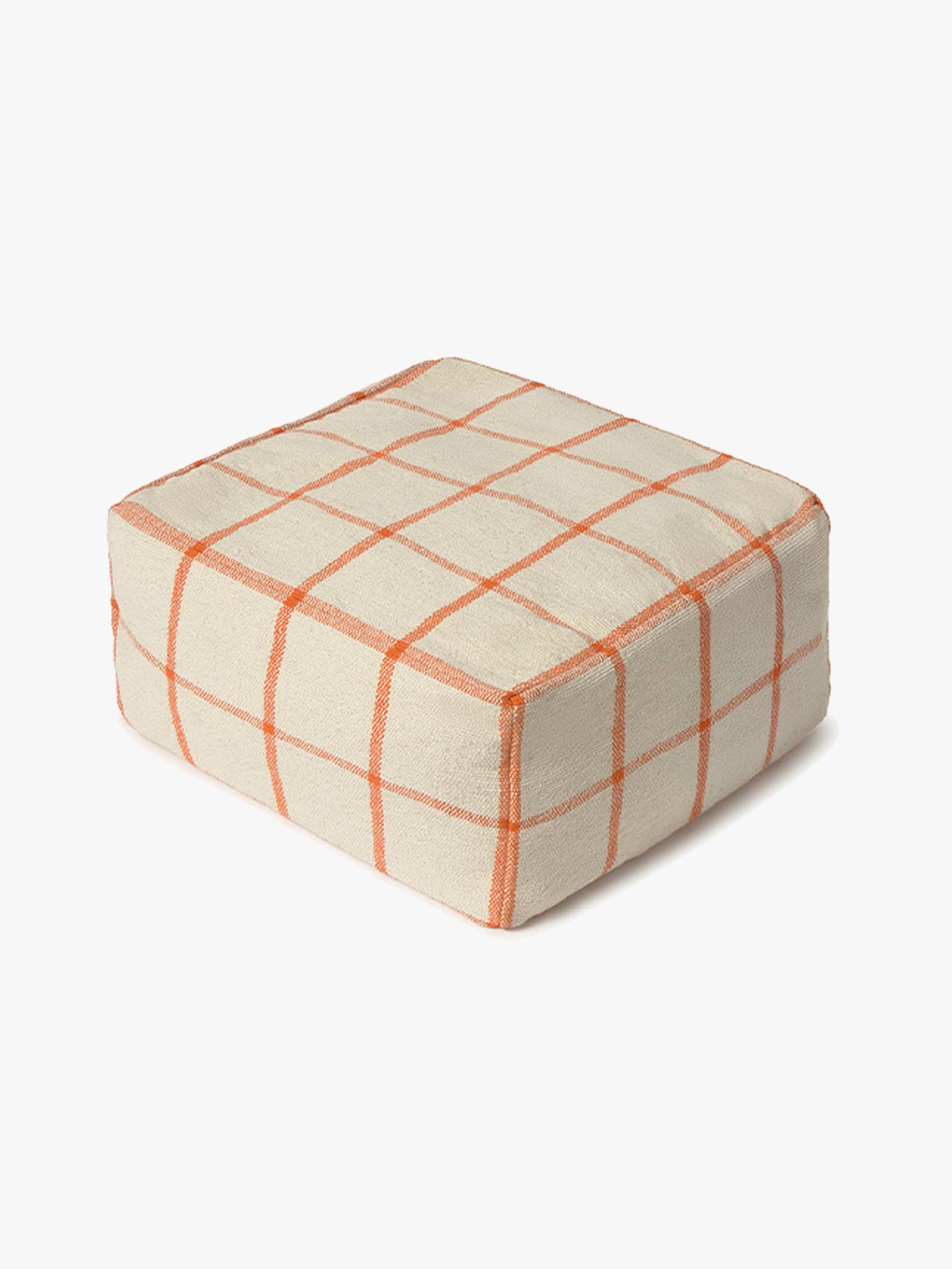 Lorena Canals Sitzpouf Geo Block, Natural Lorena Canals Sitzpouf Geo Block, Natural von LorenaCanals