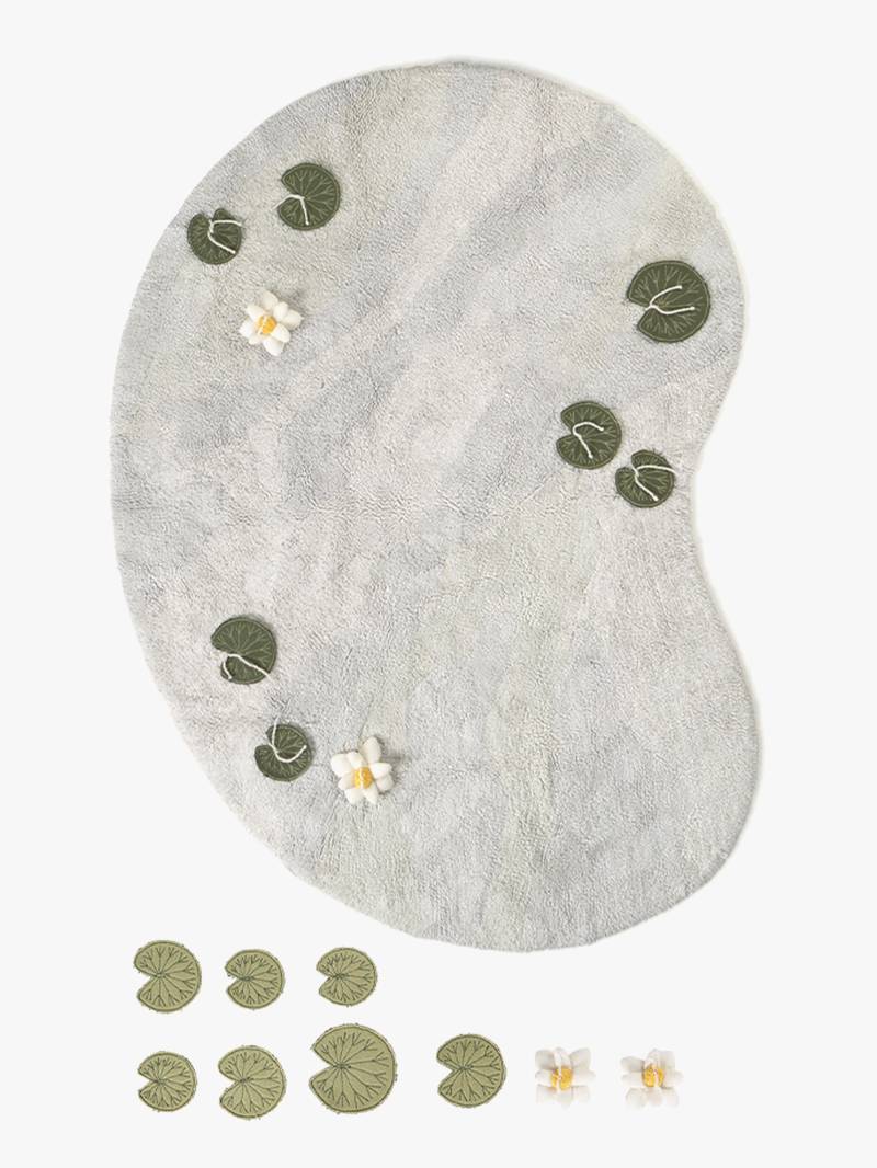 Lorena Canals Waschbarer Spielteppich 130x170 cm Schwan von LorenaCanals