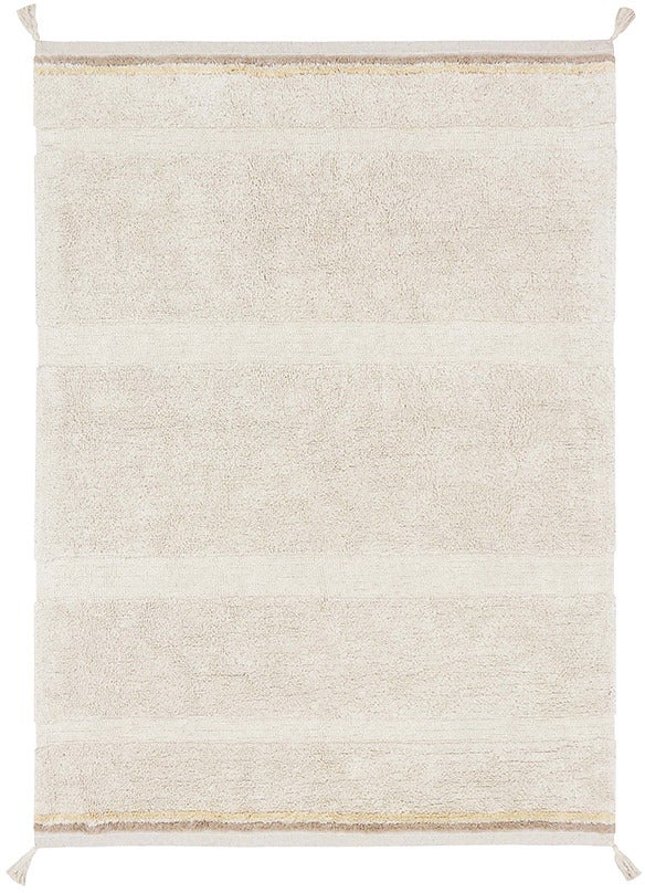Lorena Canals Waschbarer Teppich 90x130 cm Bloom, Natural von LorenaCanals