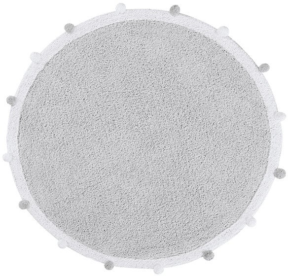 Lorena Canals Waschbarer Teppich Bubbly, Hellgrau von LorenaCanals