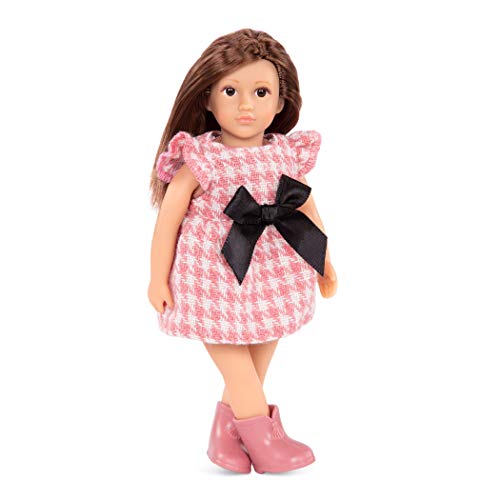 Lori Puppe Lilyanna – Mini Puppe 15 cm mit Puppenkleidung und braunen langen Haaren, Kleid, Stiefel – Spielzeug für Kinder ab 3 Jahre Lori Puppe Lilyanna – Mini Puppe 15 cm mit Puppenkleidung und braunen langen Haaren, Kleid, Stiefel – Spielzeug für Kinder ab 3 Jahre von Lori