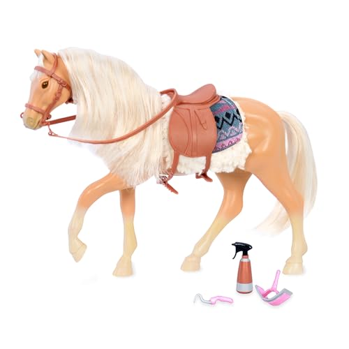 Lori Pferd, Zubehör für 15 cm Mini Puppen – Puppenzubehör, Puppenpferd, Accessoires – American Quarter Horse Spielzeug für Kinder ab 3 Jahre Lori Pferd, Zubehör für 15 cm Mini Puppen – Puppenzubehör, Puppenpferd, Accessoires – American Quarter Horse Spielzeug für Kinder ab 3 Jahre von Lori