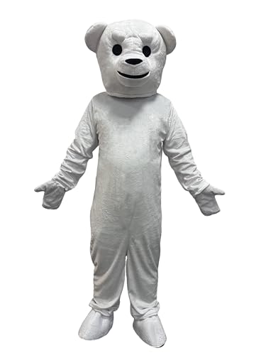 Eisbär Maskottchen Kostüm Bär Kostüm Cosplay Party Fantasy Kleid von Lormaka
