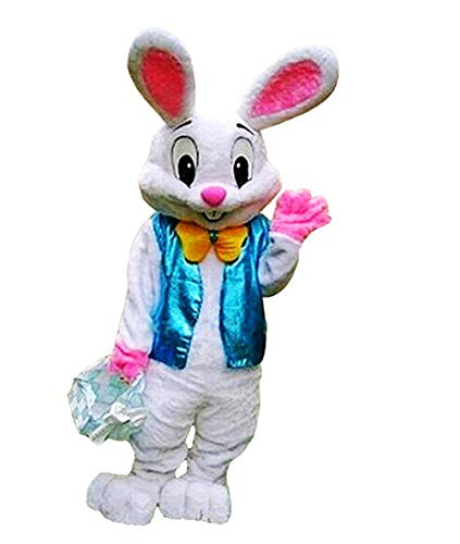 Osterhasen-Maskottchen Kostüm Kaninchen Cartoon Fancy Party Kleid Performance Suit Erwachsene von Lormaka