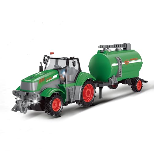 Losbenco Ferngesteuerter Traktor Spielzeug Wassertank LKW für Jungen und Mädchen ab 6 Jahren,1:24 2.4Ghz RC mit Lichtern,Bauernhof LKW,Geeignet für 6 7 8 9 Kinder,Weihnachts Geburtstagsgeschenk Losbenco Ferngesteuerter Traktor Spielzeug Wassertank LKW für Jungen und Mädchen ab 6 Jahren,1:24 2.4Ghz RC mit Lichtern,Bauernhof LKW,Geeignet für 6 7 8 9 Kinder,Weihnachts Geburtstagsgeschenk von Losbenco