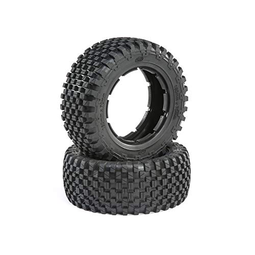 LOSI 1/5 Front/Rear 4.75 Wheel and Beadlock Set, 24mm Hex, Grey (2): 5ive-T 2.0 von LOSI