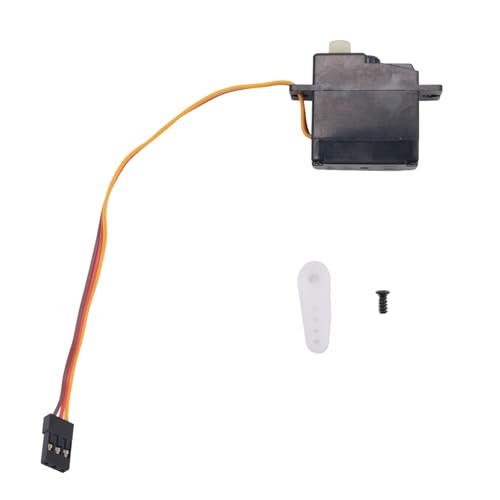 Losueeun 1 Stück Digital Servo 17g Schwarz für 1/12 MN78 MN82 MN99S Digit Metallgetriebe Servos RC Auto Upgraded Teile von Losueeun