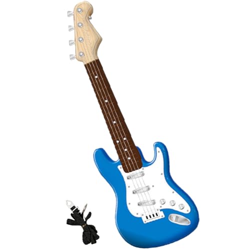 Losueeun 17-Gitarrenspielzeug für Kinder, 4-Saitige E-Gitarre, Musikinstrumente für Kinder, Tragbares Elektronisches Instrumentspielzeug, Langlebig, C Losueeun 17-Gitarrenspielzeug für Kinder, 4-Saitige E-Gitarre, Musikinstrumente für Kinder, Tragbares Elektronisches Instrumentspielzeug, Langlebig, C von Losueeun