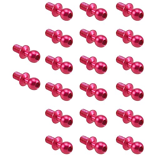 Losueeun 20 StüCk Metall M3 Sechskant Kopf Schrauben für TT-01 TT-02 D4 D5 1/10 RC Drift Auto Teile Universal,2 von Losueeun